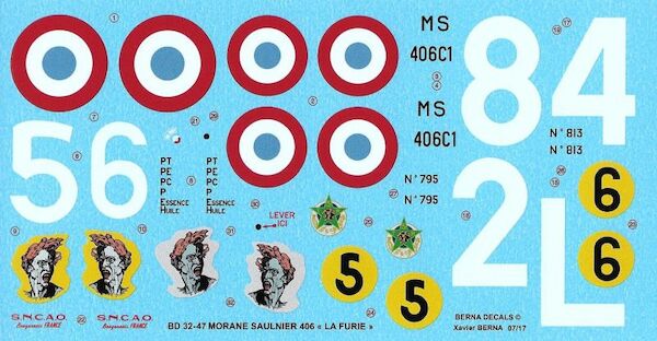 Morane-Saulnier MS406 (GC III/7 French AF) BD32-47