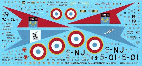 Dassault Mirage IIIC 5eme Escadre BD32-50