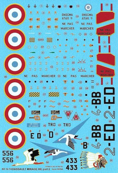 Dassault Mirage IIIE Armee de l'Air Part 2 BD32-54