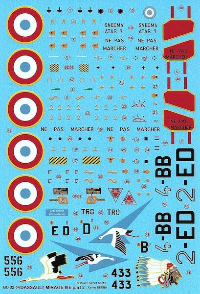 Dassault Mirage IIIE Armee de l'Air Part 2  BD32-54