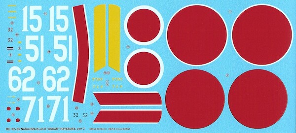 Nakajima Ki43-II Hayabusa (Oscar) Part II  BD32-55