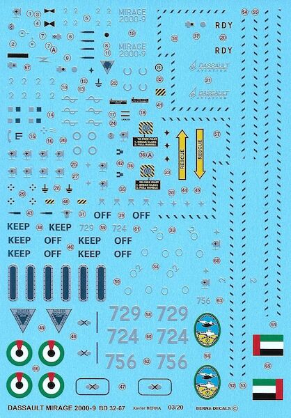 Dassault Mirage 2000-9EAD (Unted Arab Emirates)  BD32-67