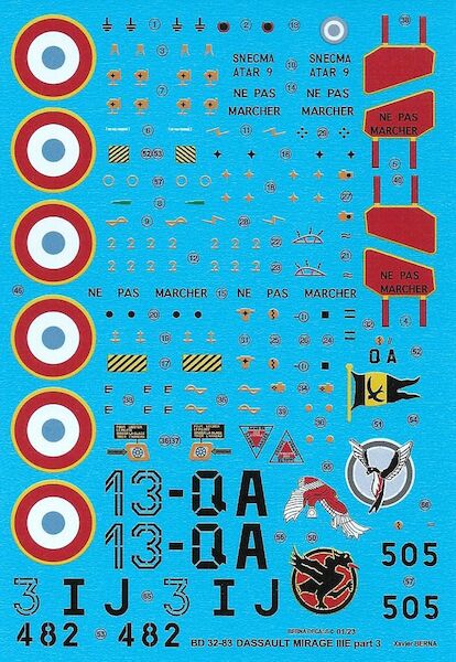 Dassault Mirage IIIE Armee de l'Air  Part 3  BD32-83