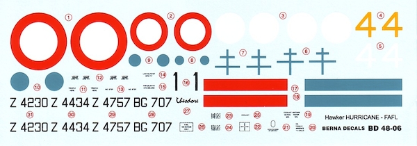 Hawker Hurricane (Free French AF) (REISSUE)  bd48-06