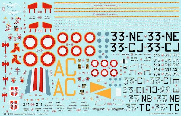 Dassault Mirage IIIR & IIIRD  BD48-101