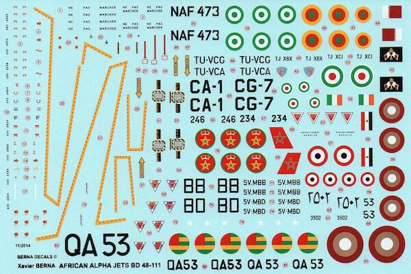 African Air Forces Dassault-Brguet Dornier Alpha Jets  BD48-111