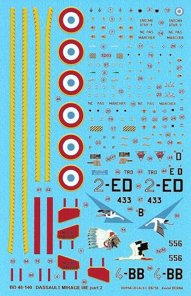 Dassault Mirage IIIE Armee de l'Air Part 2 BD48-140