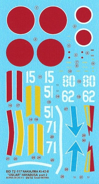 Nakajima Ki43-II Hayabusa (Oscar) Part II  BD48-142