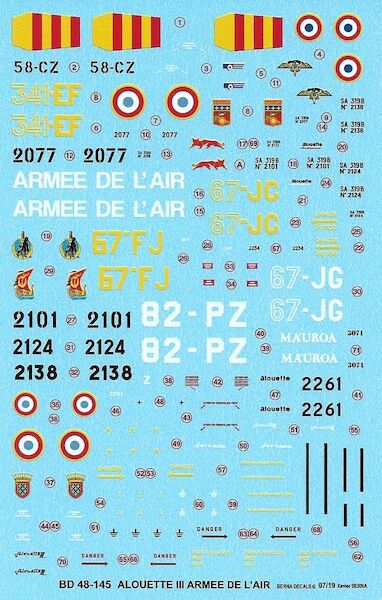 Sud Aviation Alouette III SA319B (Arme de l'Air)  BD48-145