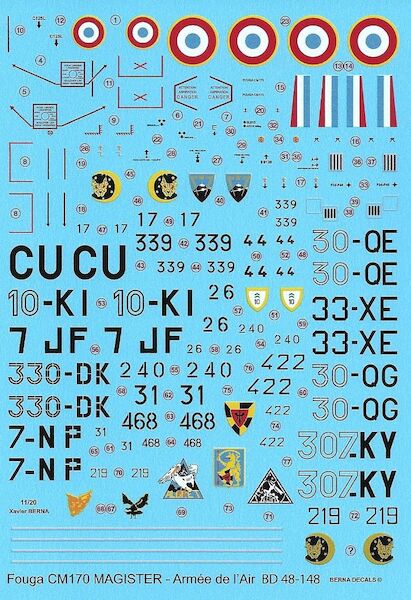 Fouga CM170 Magister  (Arme de l'air)  BD48-148