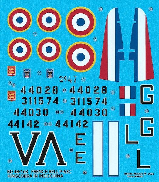 French Bell P63C Kingcobra BD48-163