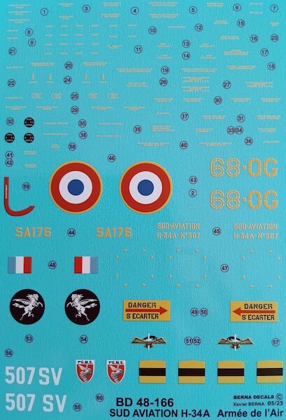 Sud Aviation H34A (Armee de 'l Air)  BD48-166