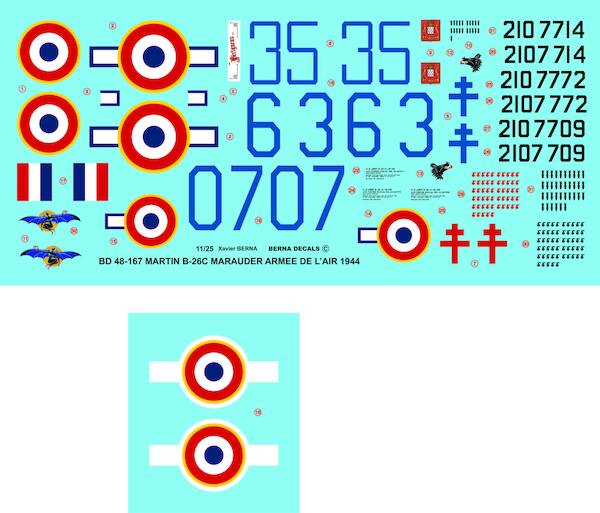 Martin B26C Marauder (Armee de 'l Air 1944) BD48-167