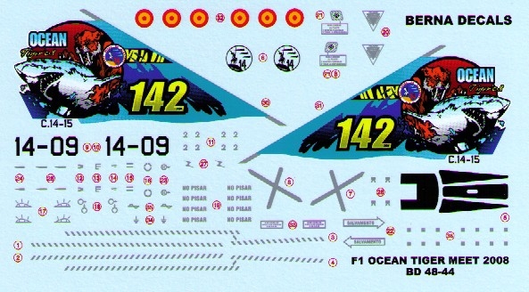 Mirage F1M (14-09 Ala de Caza 14 Spanish AF Ocean Tiger Meet 08 Landivisiau)  BD48-44