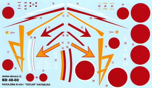 Nakajima Ki-43 I Hayabusa  BD48-60