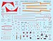 Stencils & markings Mirage F1 B, C, CR & CT BD48-69N