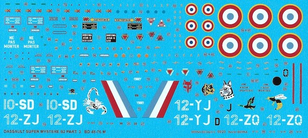 Dassault Super Mystere B2 Part 3 BD48-76M