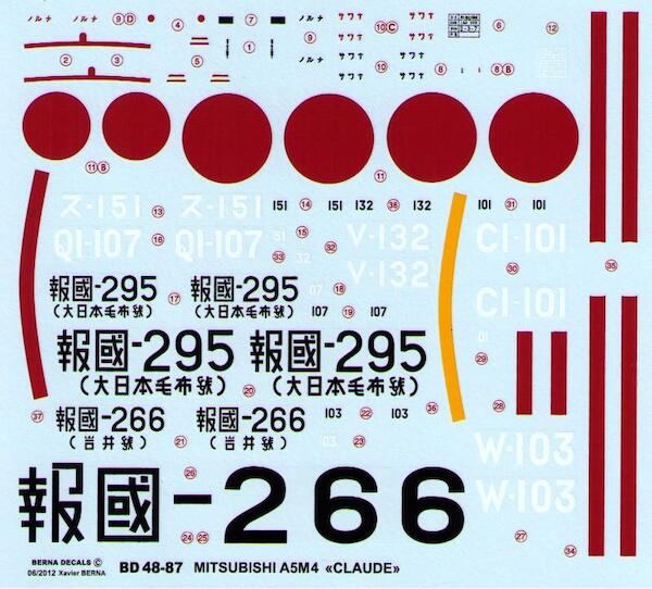 Mitsubishi A5M4 Claude  BD48-87
