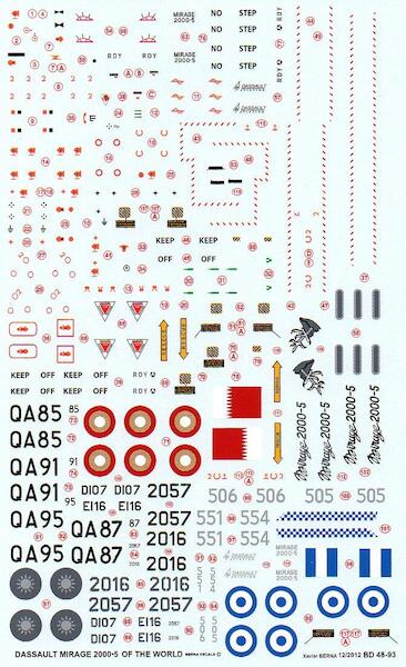 Dassault Mirage 2000-5 of the world (Greece, Qatar, Taiwan)  BD48-93