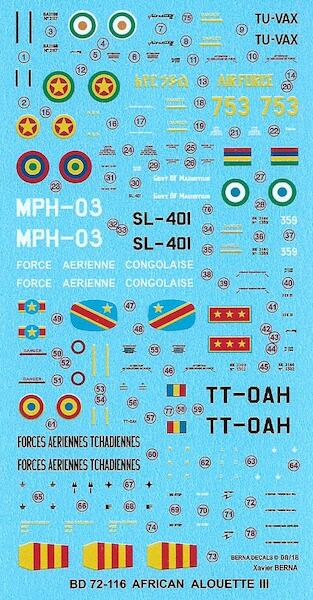 African Alouette III  BD72-116