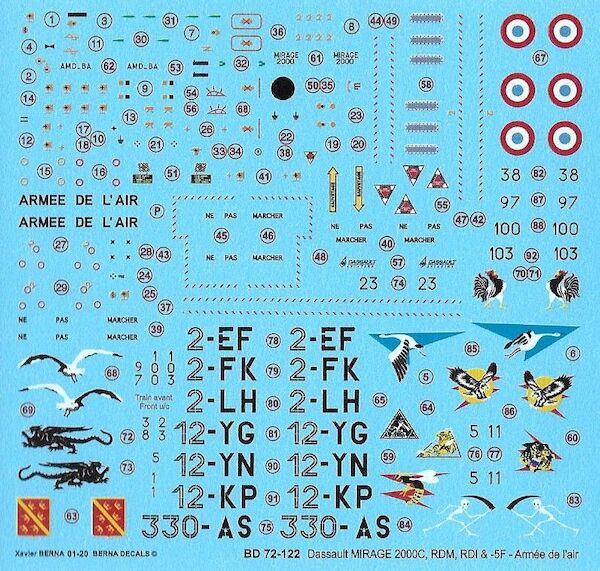 Dassault Mirage 2000C  BD72-122