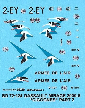 Dassault Mirage 2000-5F 'Cigognes' (Storks) part 2 BD72-124