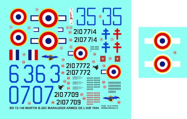 Martin B26C Marauder (Armee de 'l Air 1944)  BD72-146