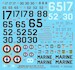 Bréguet Alizé (Aeronavale Flotille 4F, 6F, 9F, 3S, 10S, 59S (7 décorations) REISSUE) BD72-21N