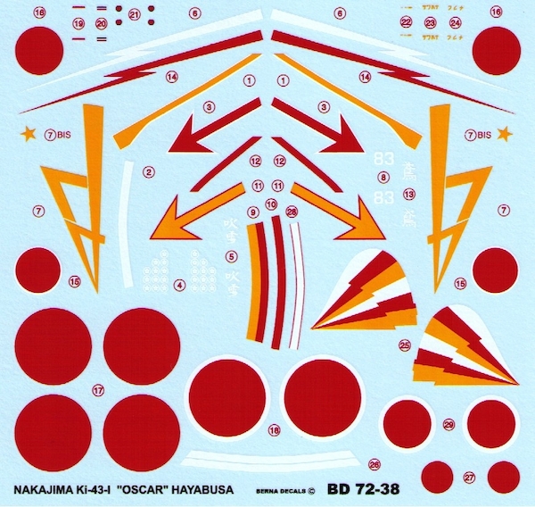 Nakajima Ki-43 I Hayabusa BD72-38