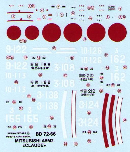 Mitsubishi A5M2 Claude BD72-66