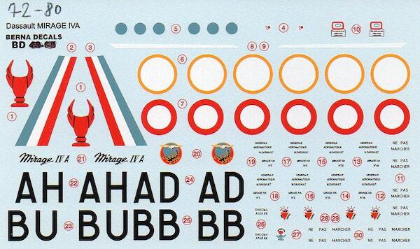 Mirage IVA (L' Armee de l' Air)  bd72-80