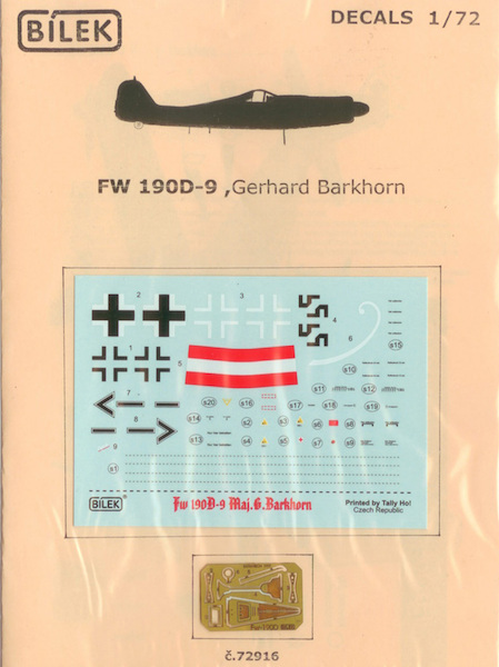 Focke Wulf FW190D-9 (Barkhorn, Luftwaffe)  BID-72916