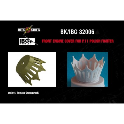 Front engine Cover for PZL P11 Polish fighter (IBG) BK/IBG32006