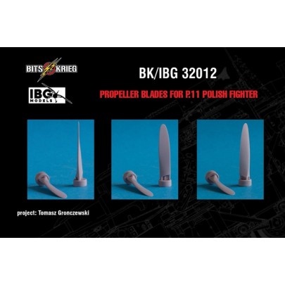 Propeller Blades for PZL P11 Polish fighter (IBG) BK/IBG32012