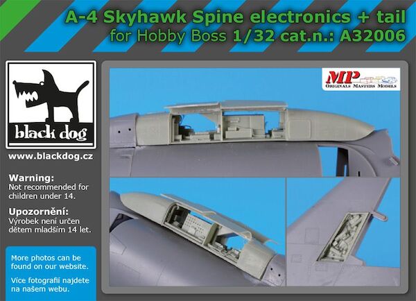 A4 Skyhawk Spine Electronics and Tail (Trumpeter)  A32006