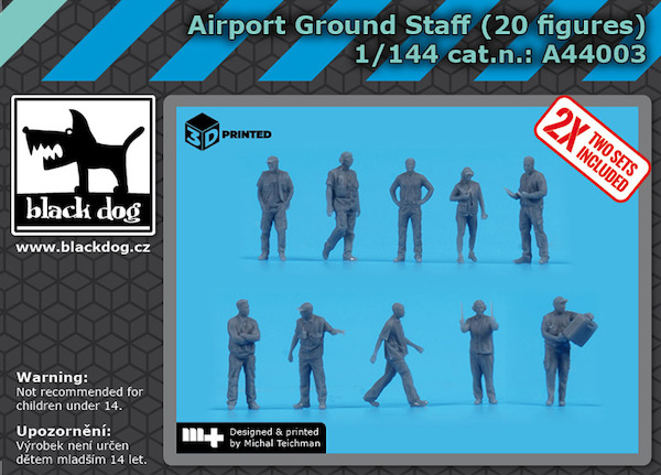 Airport ground Staff (20 Figures)  A44003