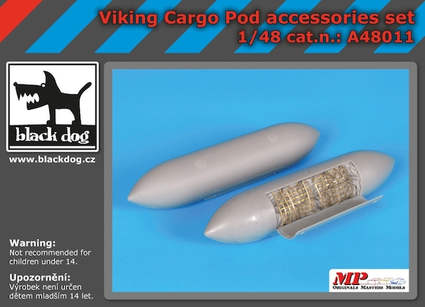 Lockheed S3A Viking COD cargo pod accessories set (Italeri/ESCI) A48011