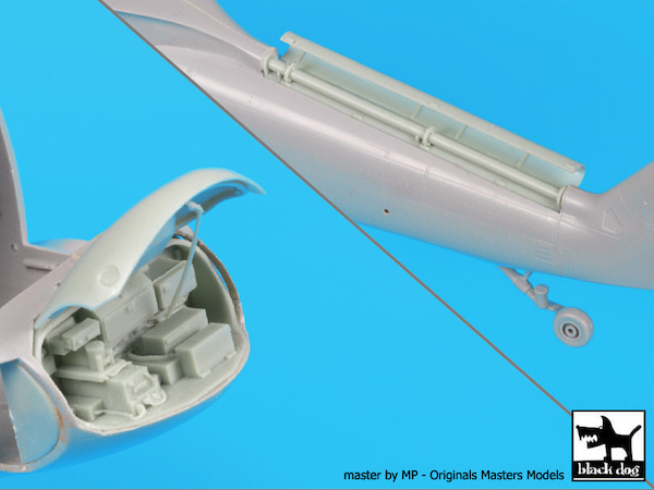 Sikorsky MH60K electronics 2 + tail (Italeri) A48039
