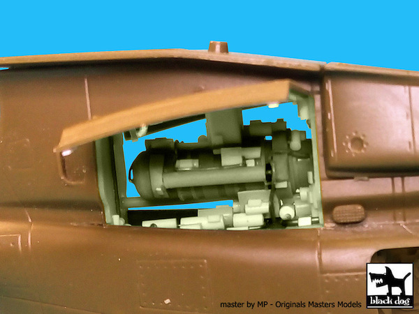 Bell OH58D Kiowa engine(Italeri)  A48061