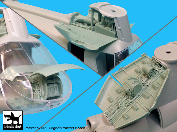 CH46 Bull Frog Detail set Big set (part 1 and part 2) (Academy) A48067