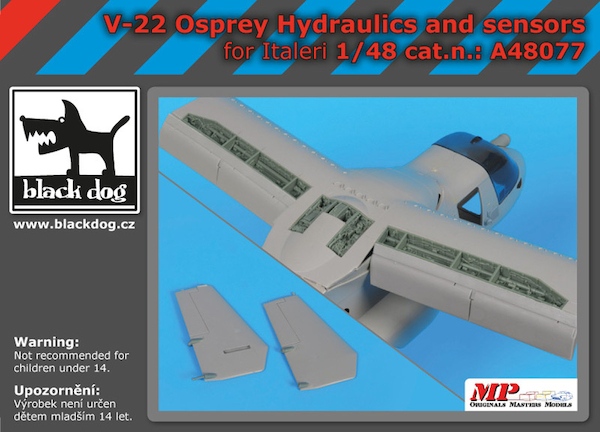 V22 Osprey Hydraulics  and sensors (Italeri)  A48077