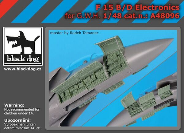 McDonnell Douglas F15B/D Eagle Electronics (Hasegawa) A48096