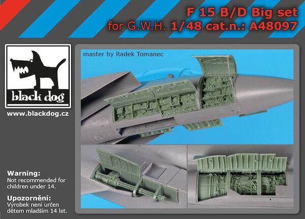 McDonnell Douglas F15B/D Eagle big set (Hasegawa)  A48097