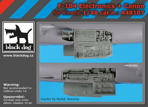 Lockheed F104 Starfighter - Electronics + Canon  (Kinetic)  A48107
