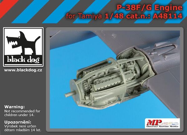 Lockheed P38F/G Lightning Engine (Tamiya) A48114