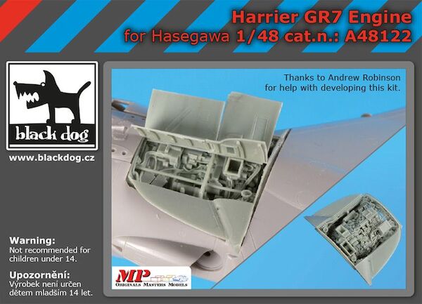 Harrier GR 7 engine (Hasegawa) A48122