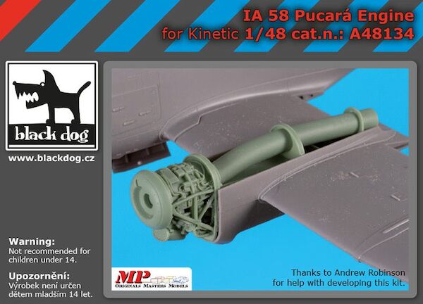 IA 58 Pucará engine (Kinetic)  A48134