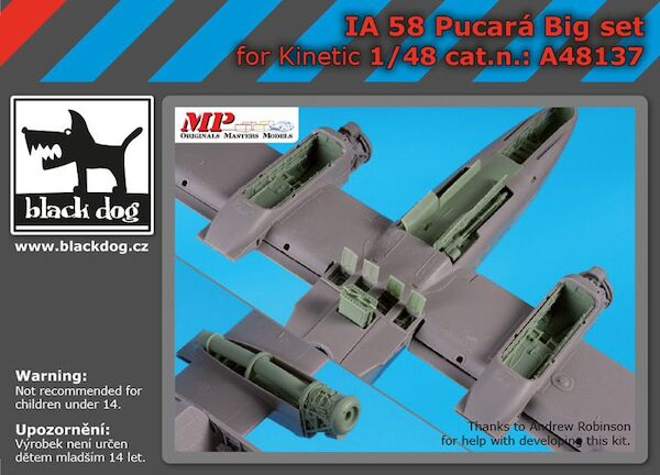IA 58 Pucará Big set  (Kinetic)  A48137