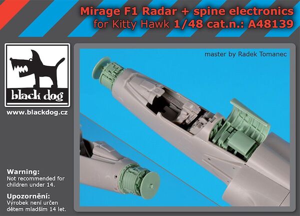 Mirage F1 radar + electronic spine (Kitty Hawk) A48139