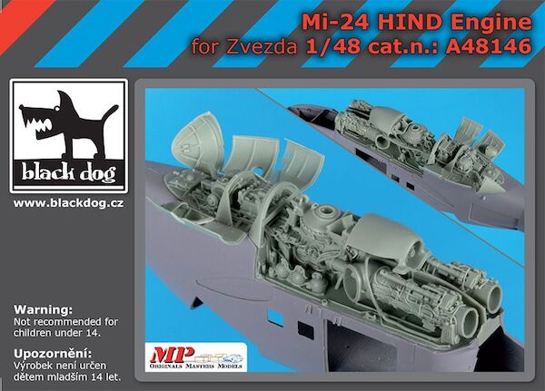 Mil Mi24 Hind engine (Zvezda) A48146